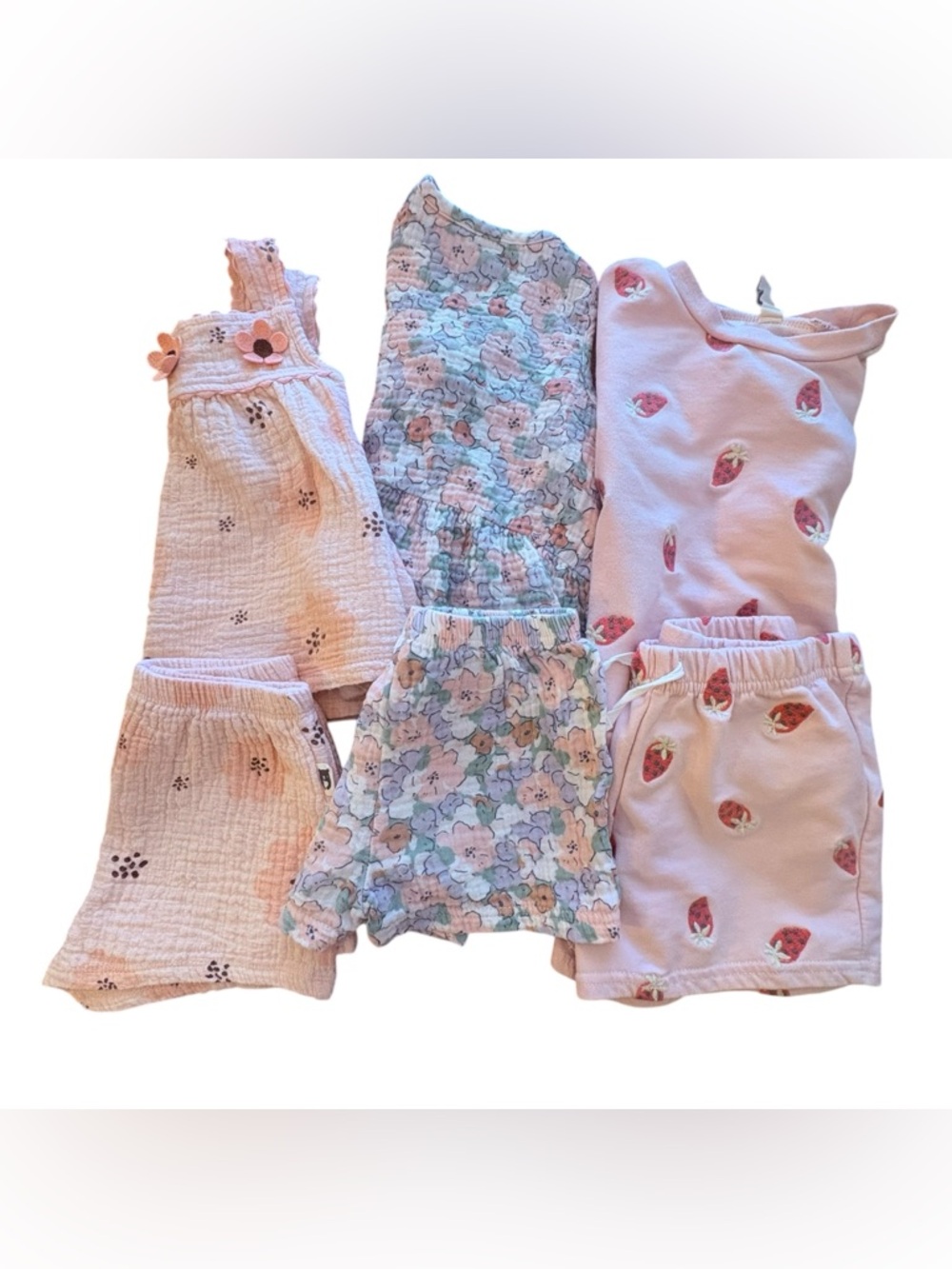 Rabbit+Bear Chickpea Ivy Hill Girls 3T Cotton & Organic Cotton Summer Outfits